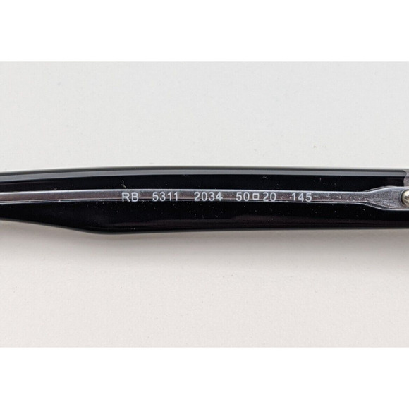 🕶️Ray-Ban RB5311 Eyeglasses 50/20 145 /KAE252🕶️​ - Picture 7 of 9